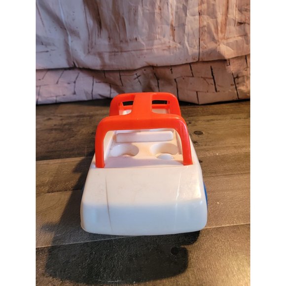 Little Tikes car white orange toy doll accessory - Picture 2 of 6